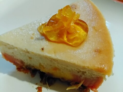 里芋のプディングケーキ、柚子風味!